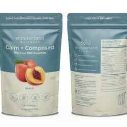 Calm & Composed CBD Gummies Peach