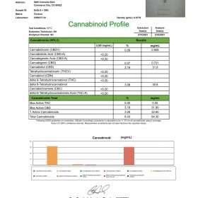 DENEX 2000mg Delta-8 CBD COA