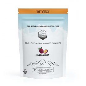 CBD-Delta-9 Passion Fruit gummies