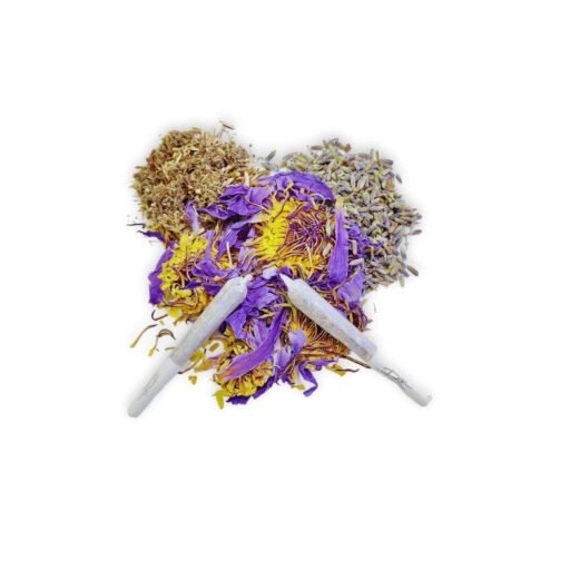 Blue Lotus pre-rolls with lavender and mugwort