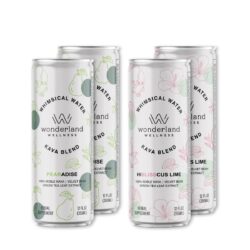 Whimsical Water Kava Drinks Hiblisscus Lime & Pearadise