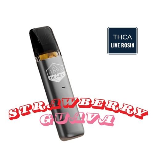 Strawberry Guava THCA Live Rosin Vape - DENEX