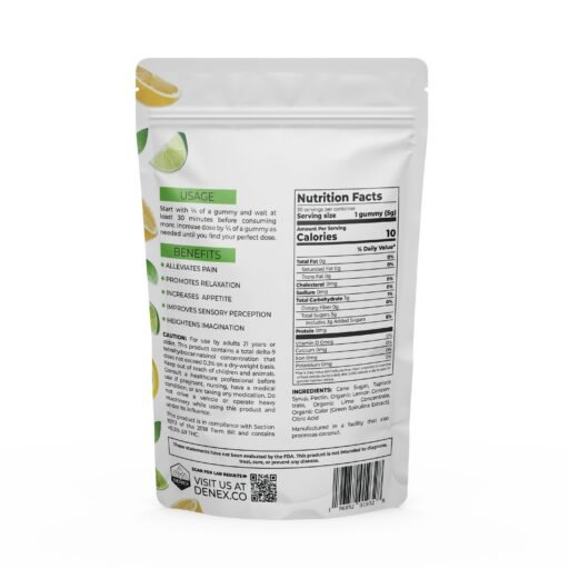 Delta-9 THC Gummies back